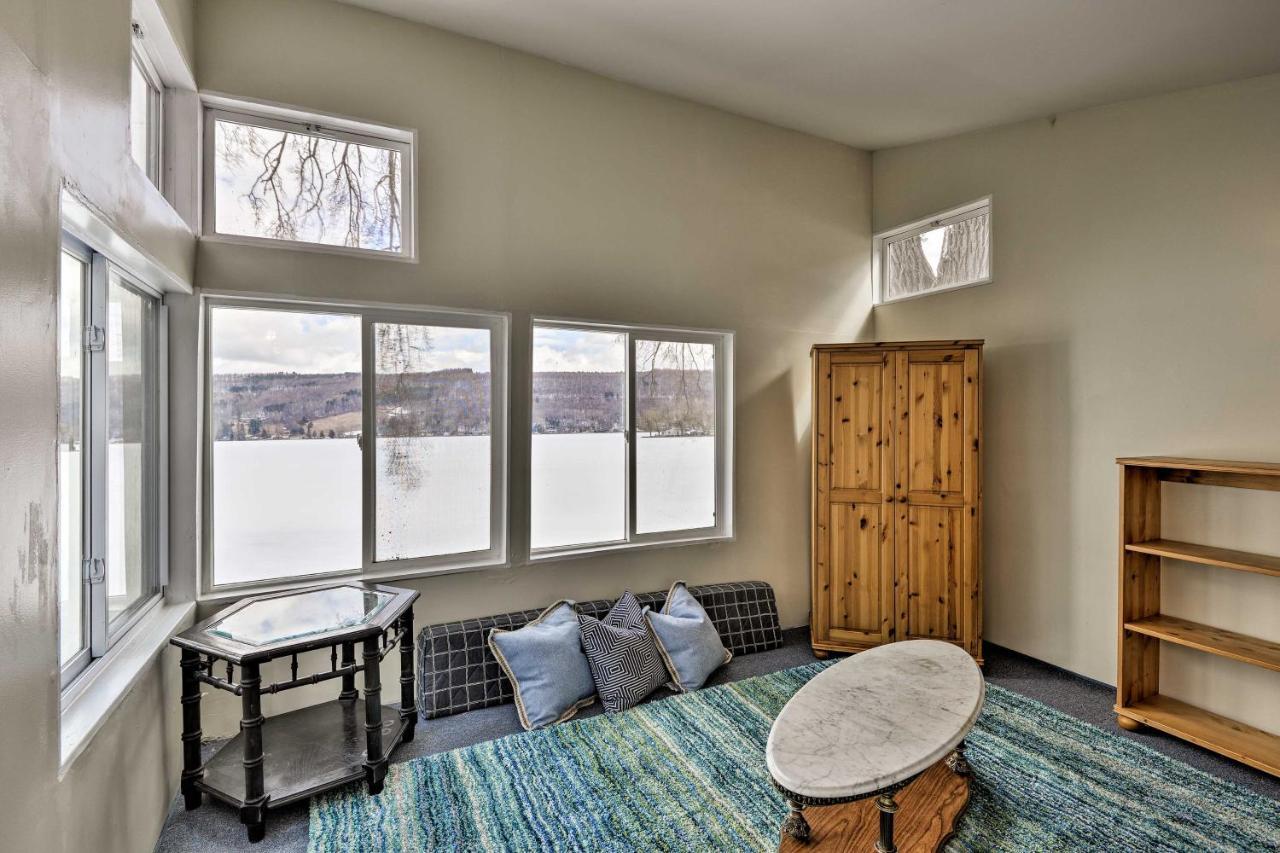 Waterfront Deruyter Home With Private Dock! New Woodstock Exteriör bild